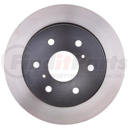 ACDelco 18A2332 Disc Brake Rotor - 6 Lug Holes, Cast Iron, Plain Turned, Vented, Rear