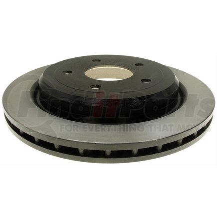 ACDelco 18A2333 Disc Brake Rotor - 5 Lug Holes, Cast Iron, Painted, Plain Vented, Rear