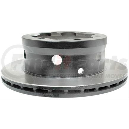 ACDelco 18A2341 Disc Brake Rotor - 6 Lug Holes, Cast Iron, Plain Turned, Vented, Rear