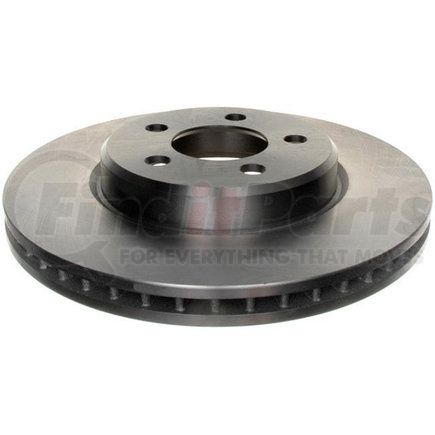 ACDelco 18A2342A Disc Brake Rotor - 5 Lug Holes, Cast Iron, Non-Coated, Plain, Vented, Front