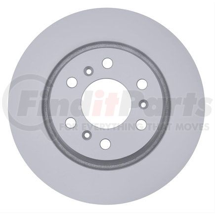 ACDelco 18A2349AC Disc Brake Rotor - 6 Lug Holes, Cast Iron, Coated, Plain Vented, Front