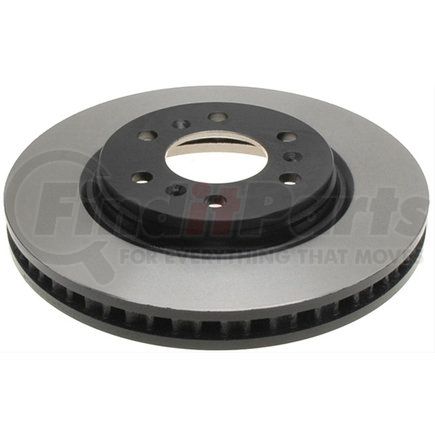 ACDelco 18A2349 Disc Brake Rotor - 6 Lug Holes, Cast Iron, Plain, Turned Ground, Vented, Front