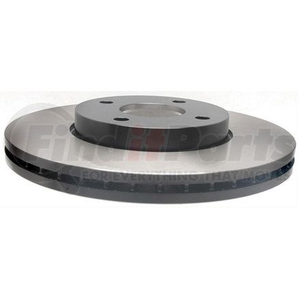 ACDelco 18A2364A Disc Brake Rotor - 4 Lug Holes, Cast Iron, Non-Coated, Plain, Vented, Front