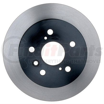 ACDelco 18A2422 Disc Brake Rotor - 5 Lug Holes, Cast Iron, Painted, Plain Solid, Rear