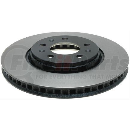 ACDelco 18A2432 Disc Brake Rotor - 5 Lug Holes, Cast Iron, Plain, Turned Ground, Vented, Front