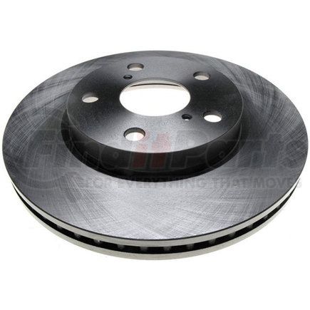 ACDelco 18A2450A Disc Brake Rotor - 5 Lug Holes, Cast Iron, Non-Coated, Plain, Vented, Front