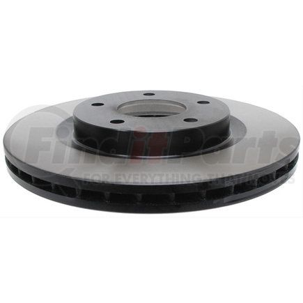 ACDelco 18A2446 Disc Brake Rotor - 5 Lug Holes, Cast Iron, Painted, Plain Vented, Front
