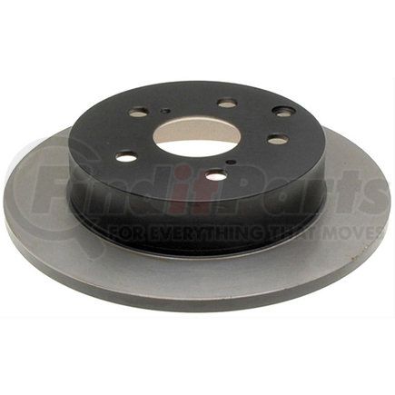 ACDelco 18A2451 Disc Brake Rotor - 5 Lug Holes, Cast Iron, Plain, Solid, Turned Ground, Rear