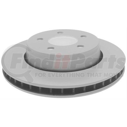 ACDELCO 18A2469AC Disc Brake Rotor - 5 Lug Holes, Cast Iron, Coated, Plain Vented, Front