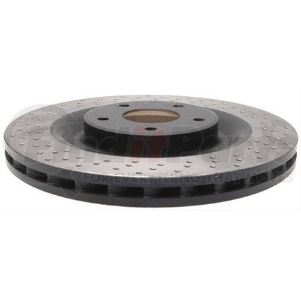 ACDelco 18A2535 Disc Brake Rotor - 5 Lug Holes, Cast Iron, Plain Turned, Vented, Front