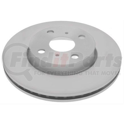 ACDELCO 18A2550AC Disc Brake Rotor - 4 Lug Holes, Cast Iron, Coated, Plain Vented, Front
