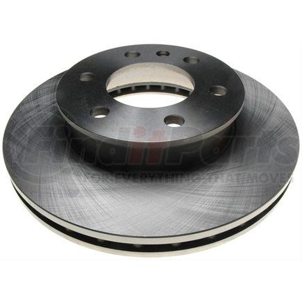 ACDelco 18A2552 Disc Brake Rotor - 6 Lug Holes, Cast Iron, Plain, Turned Ground, Vented, Front