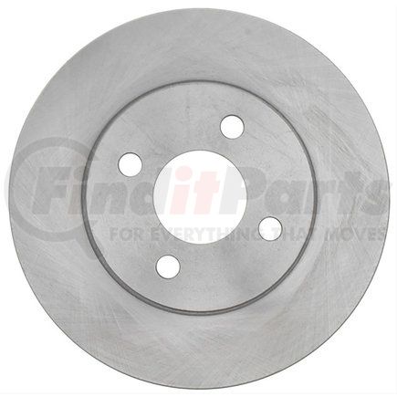 ACDelco 18A2612AC Disc Brake Rotor - 4 Lug Holes, Cast Iron, Coated, Plain Vented, Front