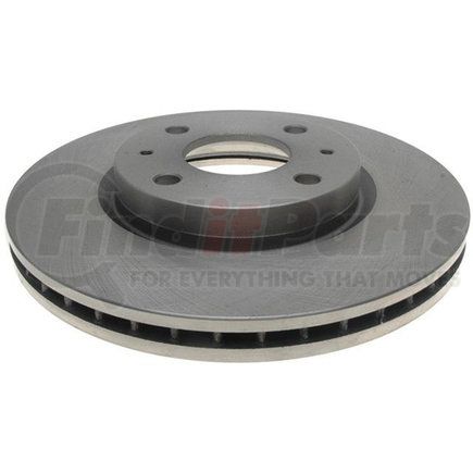 ACDelco 18A2608A Disc Brake Rotor - 4 Lug Holes, Cast Iron, Non-Coated, Plain, Vented, Front