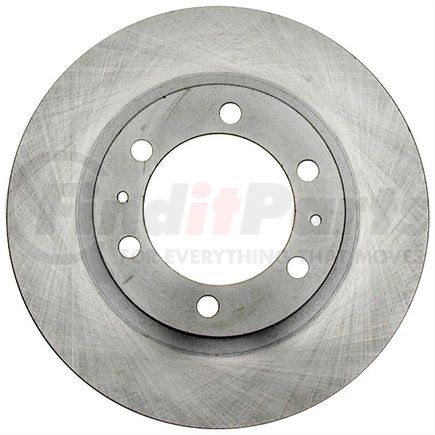 ACDelco 18A2650AC Disc Brake Rotor - 6 Lug Holes, Cast Iron, Coated, Plain Vented, Front