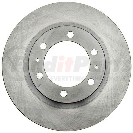 ACDelco 18A2650AC Disc Brake Rotor - 6 Lug Holes, Cast Iron, Coated, Plain Vented, Front