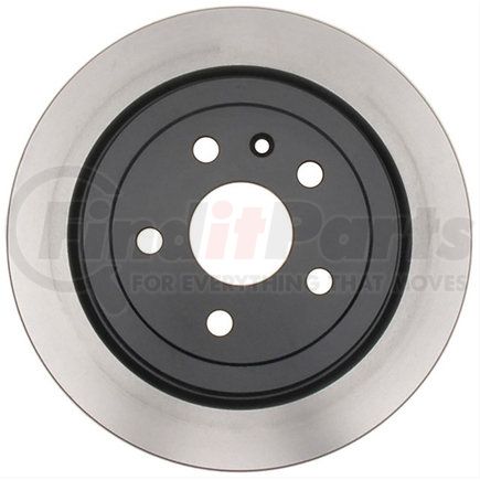 ACDelco 18A2694A Disc Brake Rotor - 5 Lug Holes, Cast Iron, Non-Coated, Plain, Vented, Rear