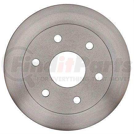 ACDelco 18A271A Disc Brake Rotor - 6 Lug Holes, Cast Iron, Non-Coated, Plain, Vented, Front