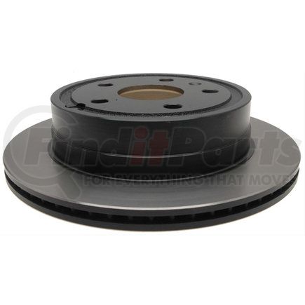ACDelco 18A2727 Disc Brake Rotor - 5 Lug Holes, Cast Iron, Painted, Plain Solid, Rear