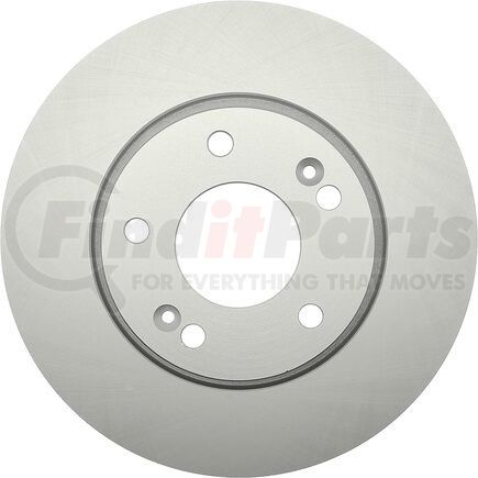 ACDelco 18A2747AC Disc Brake Rotor - 5 Lug Holes, Cast Iron, Coated, Plain Vented, Front
