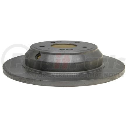 ACDelco 18A2783A Disc Brake Rotor - 5 Lug Holes, Cast Iron, Non-Coated, Plain Solid, Rear
