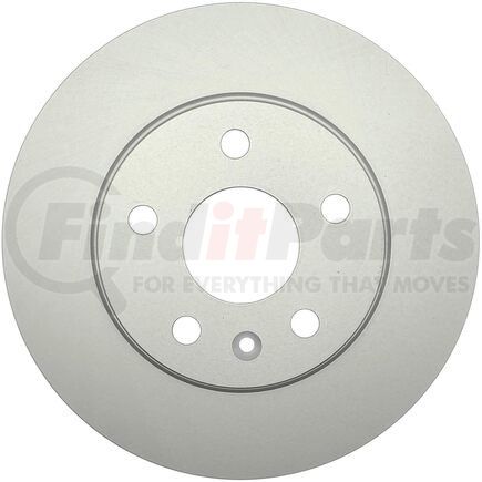 ACDelco 18A2802AC Disc Brake Rotor - 5 Lug Holes, Cast Iron, Coated, Plain Vented, Front