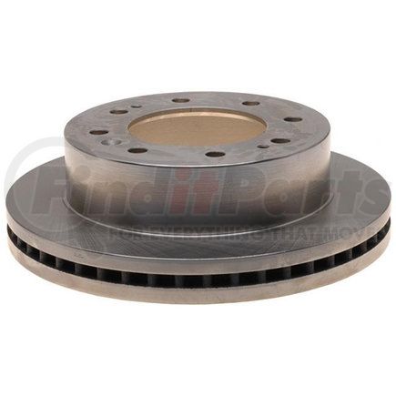 ACDelco 18A2804A Disc Brake Rotor - 8 Lug Holes, Cast Iron, Non-Coated, Plain, Vented, Front