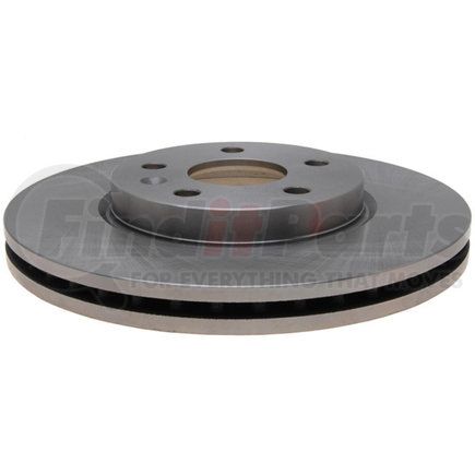 ACDelco 18A2822A Disc Brake Rotor - 6 Lug Holes, Cast Iron, Non-Coated, Plain, Vented, Front