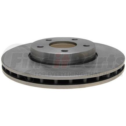ACDelco 18A2841A Disc Brake Rotor - 5 Lug Holes, Cast Iron, Plain, Turned Ground, Vented, Front