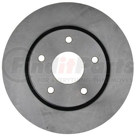 ACDelco 18A2835AC Disc Brake Rotor - 5 Lug Holes, Cast Iron, Coated, Plain Vented, Front