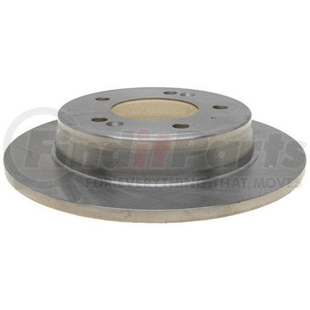 ACDelco 18A2853A Disc Brake Rotor - 5 Lug Holes, Cast Iron, Plain, Solid, Turned Ground, Rear
