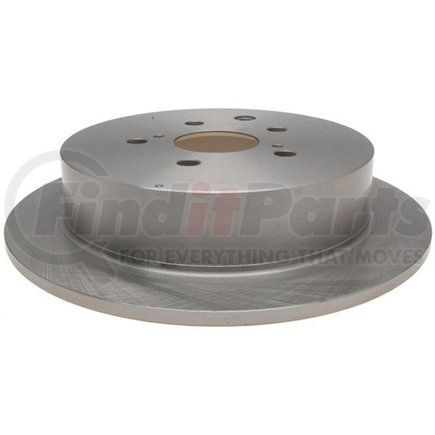 ACDelco 18A2943A Disc Brake Rotor - 5 Lug Holes, Cast Iron, Plain, Solid, Turned Ground, Rear
