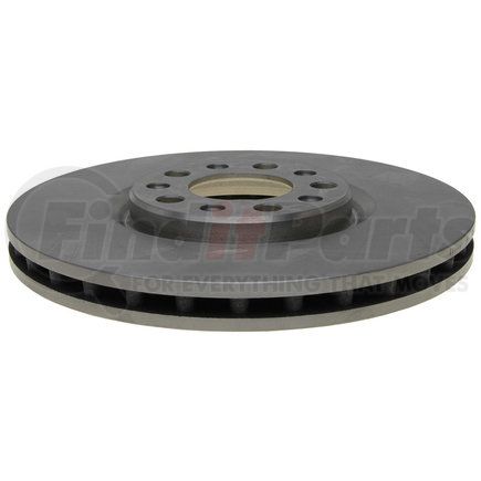 ACDelco 18A2961A Disc Brake Rotor - 10 Lug Holes, Cast Iron, Non-Coated, Plain, Vented, Front