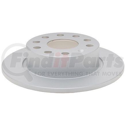 ACDelco 18A2966 Disc Brake Rotor - 5 Lug Holes, Cast Iron, Plain, Solid, Turned Ground, Rear