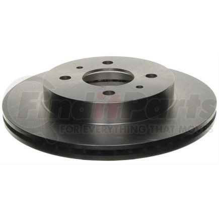 ACDelco 18A434A Disc Brake Rotor - 4 Lug Holes, Cast Iron, Non-Coated, Plain, Vented, Front