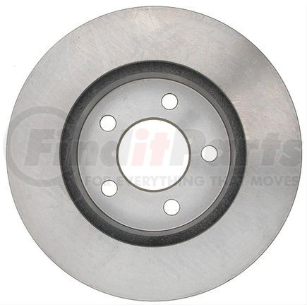 ACDelco 18A409 Disc Brake Rotor - 5 Lug Holes, Cast Iron, Plain, Turned Ground, Vented, Front