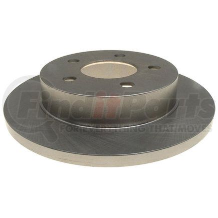 ACDelco 18A654A Disc Brake Rotor - 5 Lug Holes, Cast Iron, Non-Coated, Plain Solid, Rear