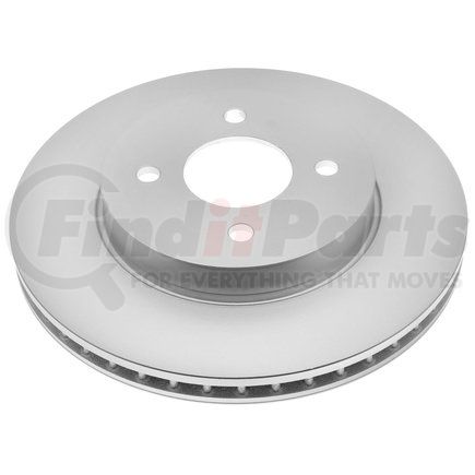 ACDelco 18A80981 Disc Brake Rotor - 4 Lug Holes, Cast Iron, Plain Vented, Front