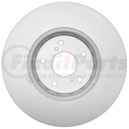 ACDelco 18A81021 Disc Brake Rotor - 5 Lug Holes, Cast Iron, Plain, Turned Ground, Vented, Front