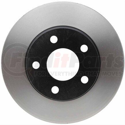 ACDelco 18A812 Disc Brake Rotor - 5 Lug Holes, Cast Iron, Plain, Turned Ground, Vented, Front