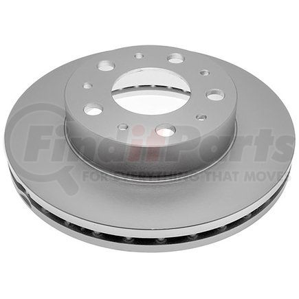 ACDelco 18A81766 Disc Brake Rotor - 10 Lug Holes, Cast Iron, Plain Vented, Front