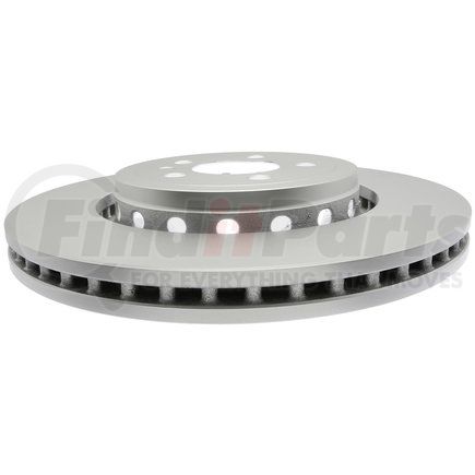 ACDelco 18A81774PV Disc Brake Rotor - 5 Lug Holes, Cast Iron, Plain Vented, Front