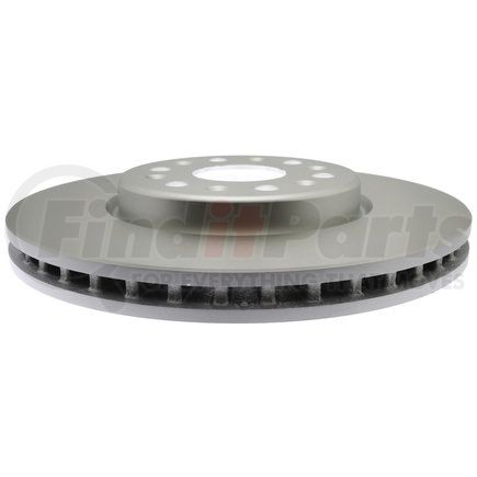 ACDelco 18A82061AC Disc Brake Rotor - Front, Coated, Plain, Conventional, Cast Iron