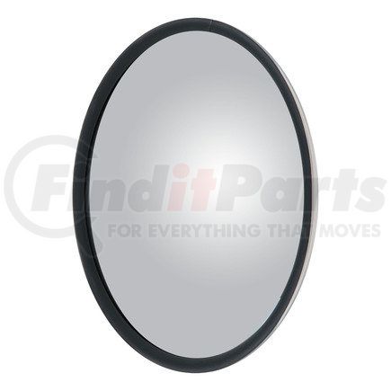 Retrac Mirror 604978 Side View Mirror Head, 7 1/2", Round, Center Mount, Convex, Polished, Stainless Steel, with J-Bracket