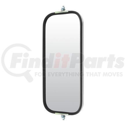 Retrac Mirror 610226 Side View Mirror Head, 7" x 16", Rib Back, Stainless Steel