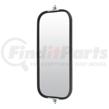 Retrac Mirror 610216 Side View Mirror Head, 7" x 16", Rib Back, Black