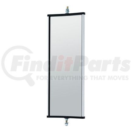 Retrac Mirror 610278 Side View Mirror Head, 6" x 16", Aluminum, 5/16" Thru Rod