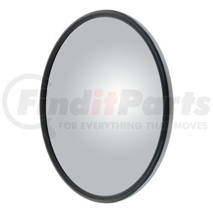 Retrac Mirror 610583 Side View Mirror Head, 8", Round Offset, Convex, Stainless Steel, PBS