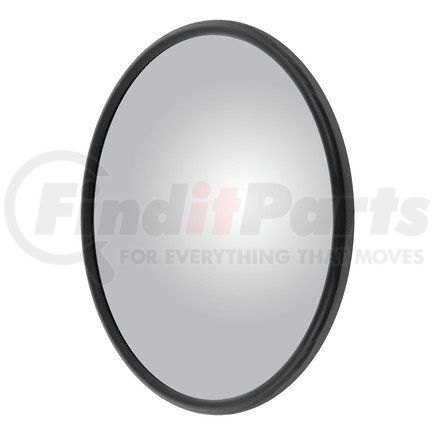 Retrac Mirror 610591 8in. Round Mirror Head, Offset Convex, Black