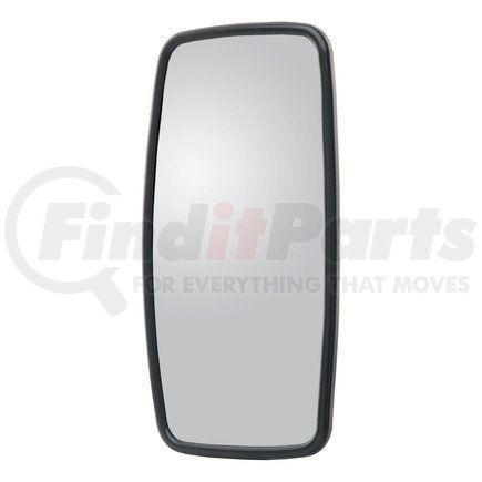 Retrac Mirror 611774 Side View Mirror Head, 9" x 17", Black, Plastic, Convex, 1" To 1 1/4" Clamp Mounted